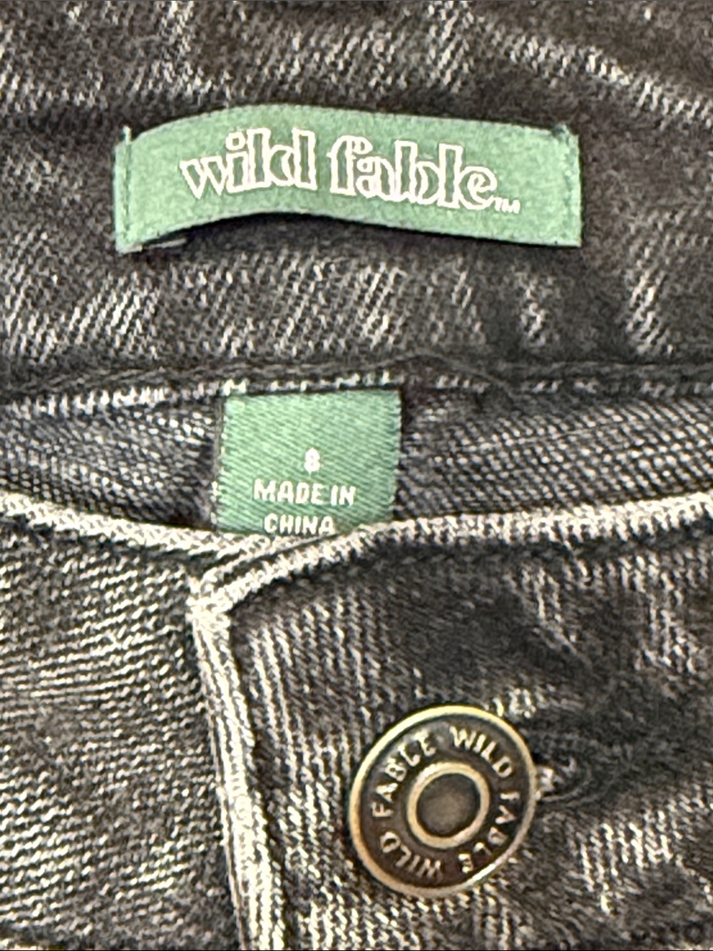 wild fable Black Bootcut Jeans with Side Stud Accents - Picture 3 of 6